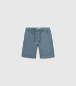 Elastic waist Bermuda shorts