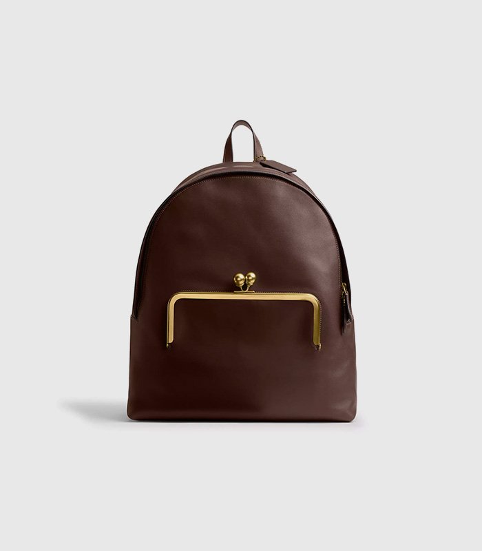 kisslock-frame-backpack.jpeg Kisslock Frame Backpack - Image 1